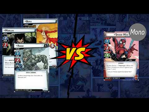 Spider-Man vs Rhino & The Inheritors! | Marvel Champions Egyszemélyes Játék #1 [HUN] - Kockastop