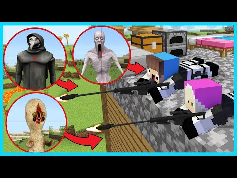 MIPAN & ZUZUZU JADI TENTARA SCP RAHASIA UNTUK MENANGKAP SCP DI MINECRAFT SURVIVAL! SEREM BANGET