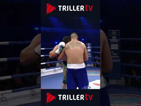 Heavy knockout by heavy handed Ruslan Myrsatayev