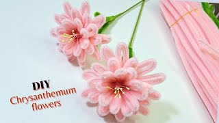 DIY Pink Pipe Cleaner Flower Tutorial – Easy Floral Craft for Beginners