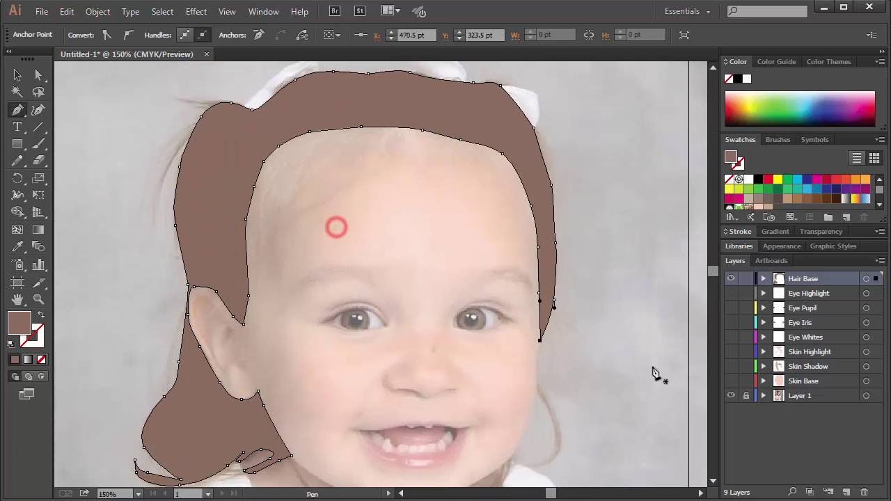 Turn Your Face Into a Vector Portrait in Illustrator Tutorial