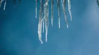 Icicles and Clouds Time Lapse