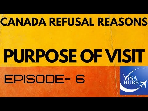 image-What is purpose of travel document for Canada visitor visa?