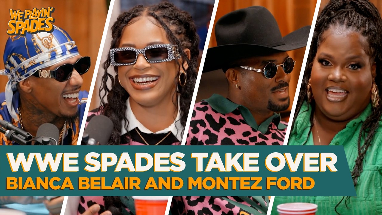 WWE’s Bianca Belair & Montez Ford Bring the Heat to Spades | We Playin’ Spades