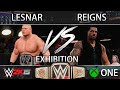 WWE 2K15 (Xbox One) - Brock Lesnar vs Roman ...