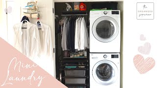 My Perfect Imperfect Laundry Closet & Mask Storage