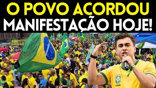 O POVO ACORDOU... MILHARES DE PESSOAS NA MANIFESTAÇÃO NA AVENIDA PAULISTA PELA LIBERDADE E BOLSONARO