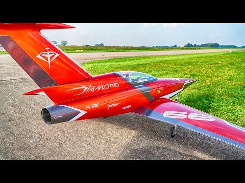 STUNNING RC SPORT JET DIAMOND AVIATION DESIGN | JET POWER 2018