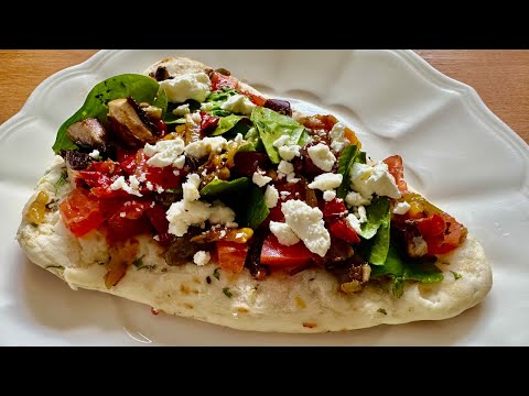 Mediterranean Flatbread Pizza