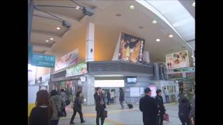 preview picture of video '街歩き：秋田駅周辺：（Walk ：around the Akita Station )：Win Ver : 20130327'