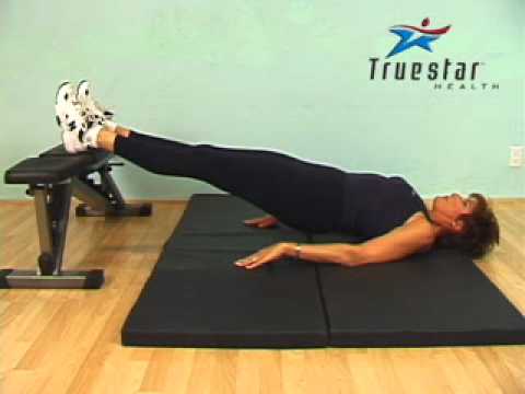 Hip Extension - Legs Extended on Bench Senior Female