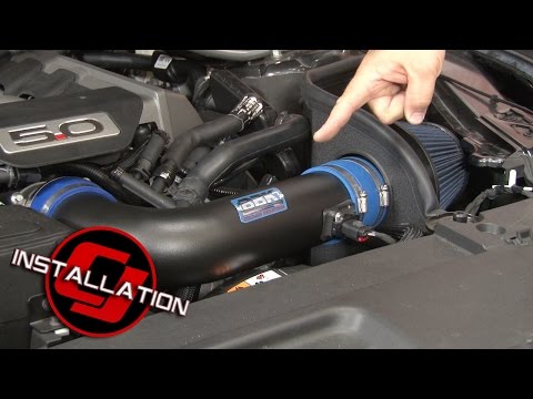 2015-2017 Mustang GT BBK Cold Air Intake Kit Power Plus Blackout Installation