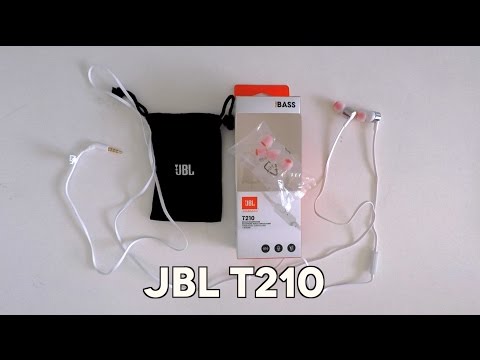 JBL T210 laidinės ausinės, Pilkos video