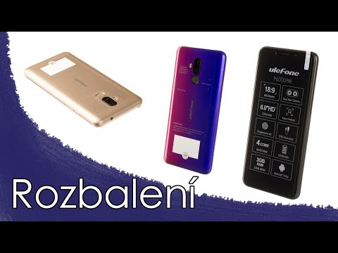 Ulefone P6000 Plus mobilní telefon - Rozbalení