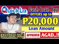 OFFERS UP TO P20,000 LOAN AMOUNT| QUICKLA | IS IT LEGIT? | Tagalog | Small King Vlogs