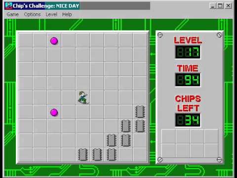 Chip's Challenge 1 Level 17 (Nice Day) - 83 seconds