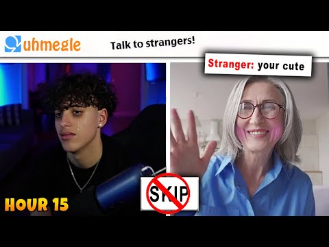 Omegle, But I CANT SKIP ANYONE for 24 HOURS