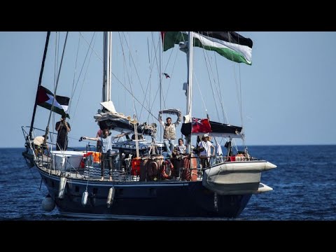 Video Thumbnail: Greta Thunberg will mit Segelschiff Hilfsgüter nach Gaza bringen