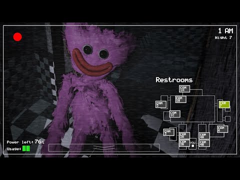 Kissy Missy has joined in FNaF 1! Poppy Playtime! (FNaF 1 Mods)