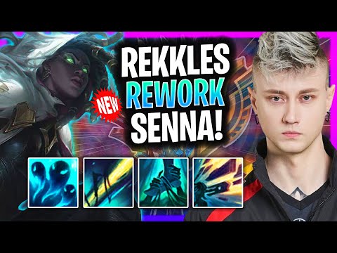 REKKLES TRIES SENNA WITH NEW MINIREWORK! | T1 Rekkles Plays Senna Support vs Seraphine!  Season 2024