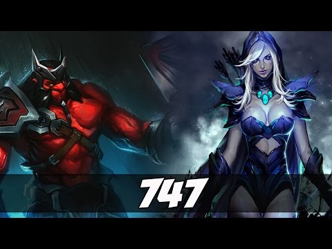 747 8300 MMR Plays Axe and Drow Ranger - Dota 2