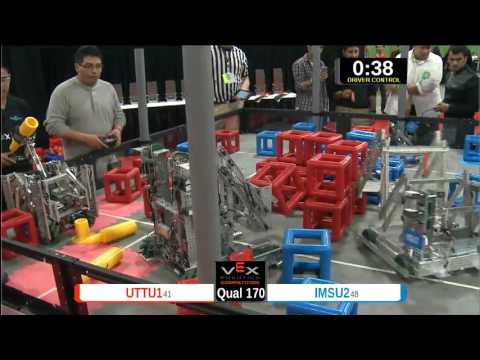 2015 VEXU Q170 - UTTU1 vs IMSU2 - 2 to 6-Division Div-VEX U-VEX Worlds 2015