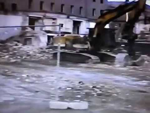 Abriß "Karl Marx-Klubhaus" auf der Struvestraße in Görlitz