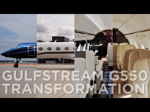 Gulfstream G550 Paint & Interior Transformation
