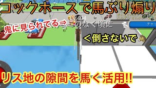 リス地の隙間で遊び馬【隠れん坊オンライン実況】