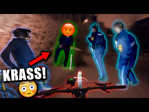 CRAZY MAN SUCCEEDS US - POLICE ARE COMING! (BIKE MEET OUT OF CONTROL)