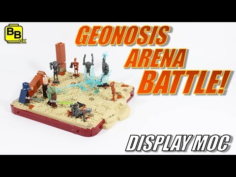LEGO STAR WARS GEONOSIS ARENA BATTLE! DISPLAY MOC Video