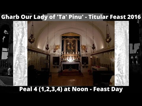 Mota 4 f'12:00pm (2016 - 1,2,3,4) - Għarb Madonna ta' Pinu - Festa Titulari - 4 Qniepen