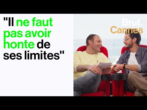 Pierre Niney discute avec Augustin Trapenard