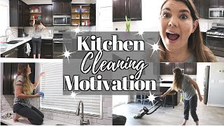 KITCHEN CLEANING MOTIVATION // CLEANING MOM