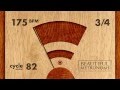 175 BPM 3/4 Wood Metronome HD