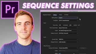Adobe Premiere Pro Tutorial - Sequence Settings and Export Settings