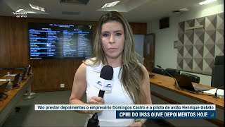 CPMI do INSS ouve empresário Domingos Sávio e Henrique Traugott, piloto de avião