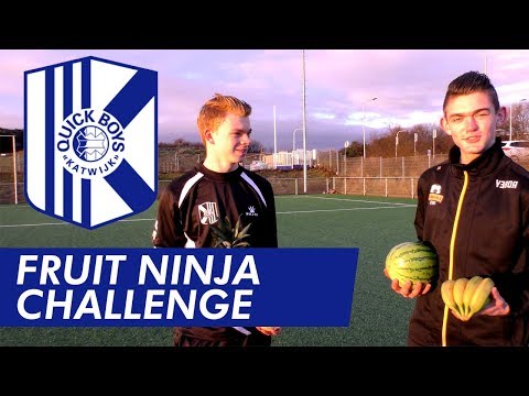 FRUIT NINJA CHALLENGE || Quick Boys vs. Rijnsburgse Boys