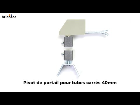 Pivot de portail pour tubes carrés - à sceller TORBEL