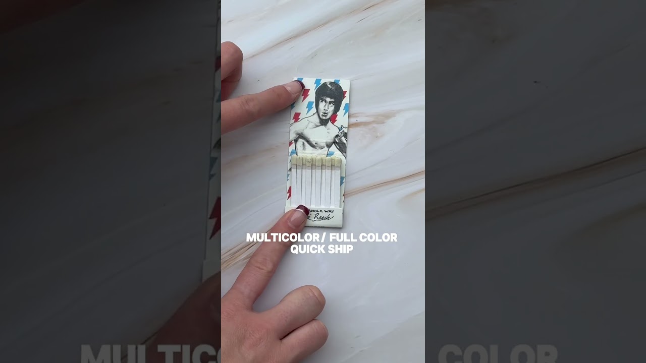 Full-Color Matchboxes with Fast Turnaround: A Quick Look