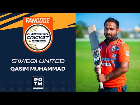 POTM: Q.Muhammad - Match 35 - OVR vs SWU | Highlights | FanCode ECS Malta, 2022 Day 9 | ECS22.661