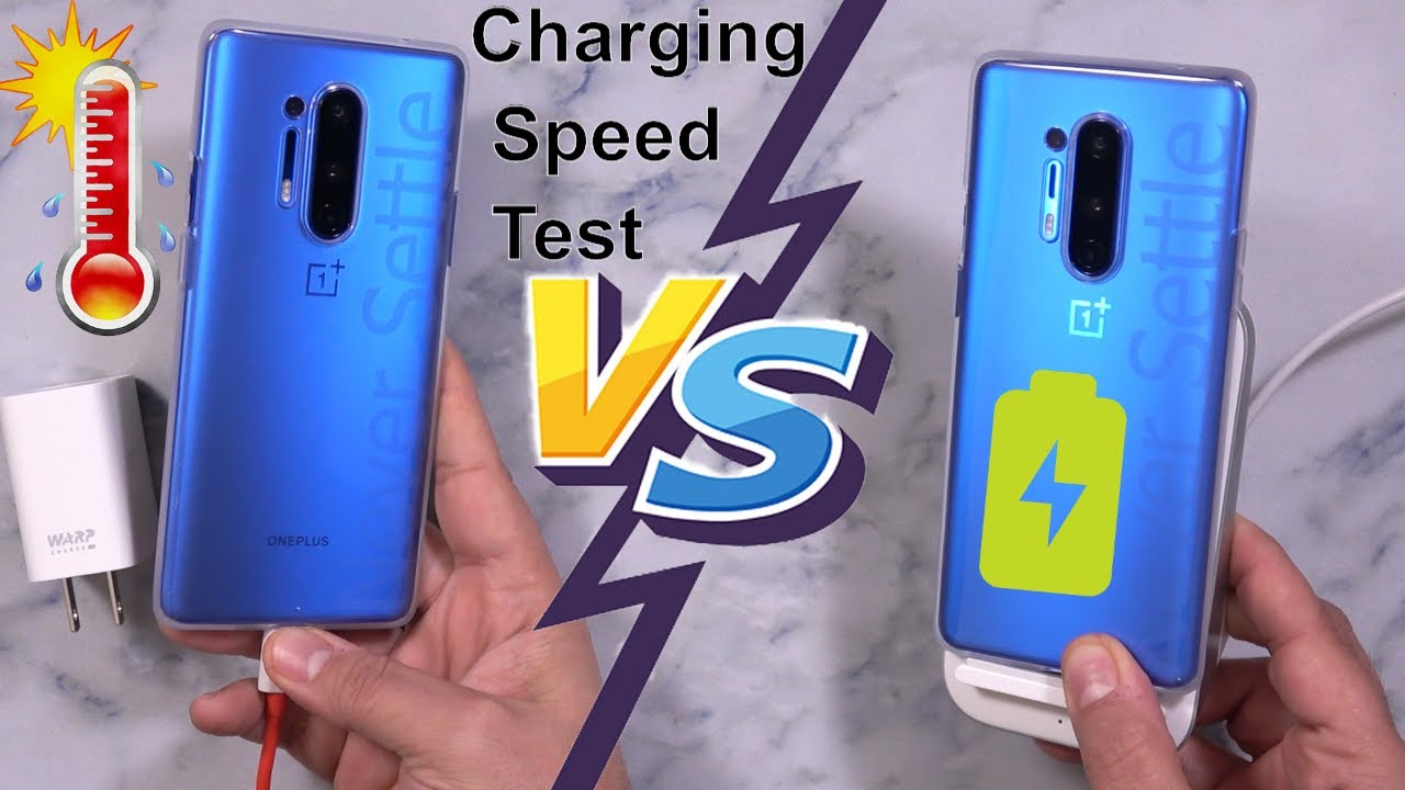 OnePlus 8 Pro Charging Speed Test (Warp Charge 30T Vs Wireless 30W) 0 To 100% With Temperatures HOT🔥