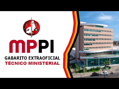 MP PI 2025 - Gabarito Extraoficial - Correção da Prova - Técnico Ministerial