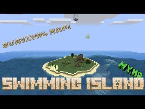 Minecraft survival map: Swimming Island (Download) 1.7.2