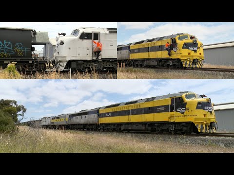 7992V SSR Grain Train With EMD "Bulldogs" CLF1 S311 GM27 CLP12 (14/12/2021) - PoathTV Railways