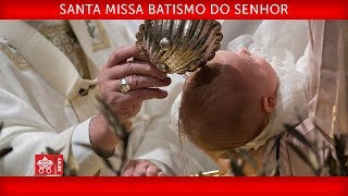 O Papa: batizar desde criança, para crescer com a força do Espírito Santo