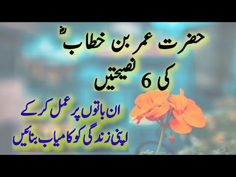 BEST 6 ADVICES OF HAZRAT UMAR ( RA ) #shorts