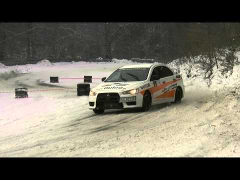 Grzegorz Włoch Mitsubishi Lancer EVO X  - SuperOES I Runda Tor Kielce 21-01-2012