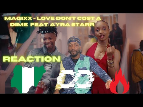 Magixx - Love Don't cost a Dime ft Ayra Starr | UNIQUE REACTION