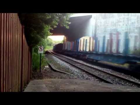 Colas' 56105 + 56094 with 3 tone pass through Telford | 04/07/2013